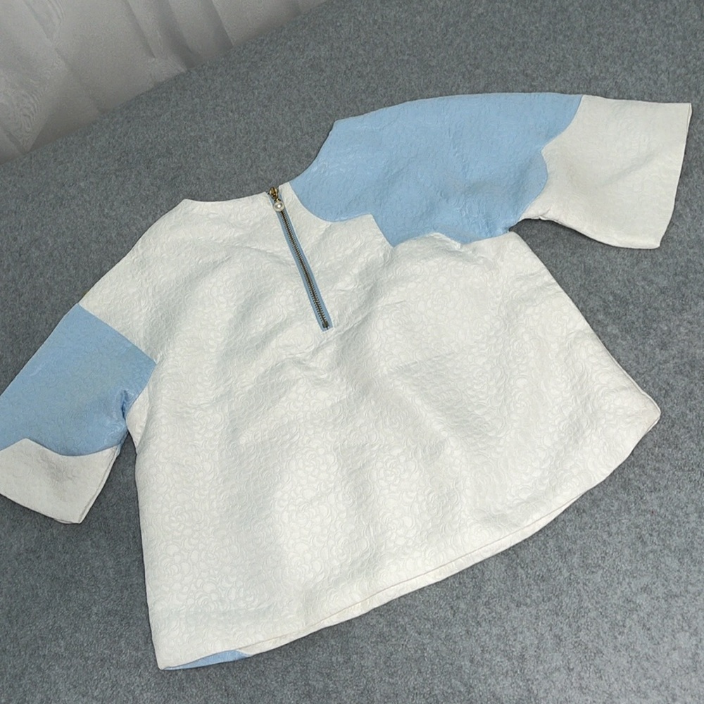 Kawaii Coquette Mini Skirt Set Small Pleated Preppy Korean - Picture 6 of 12